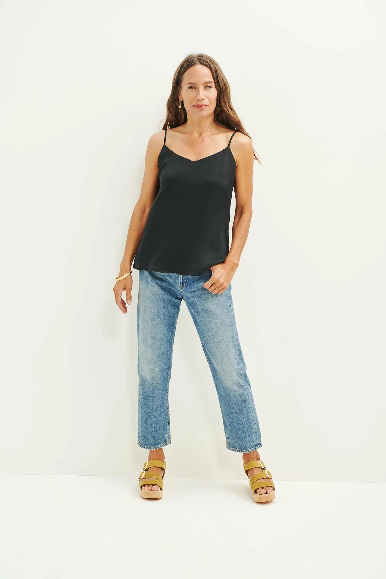 Lisbon Cupro Blouse - Black 4 Lisbon Cupro Blouse - Black - Image 2