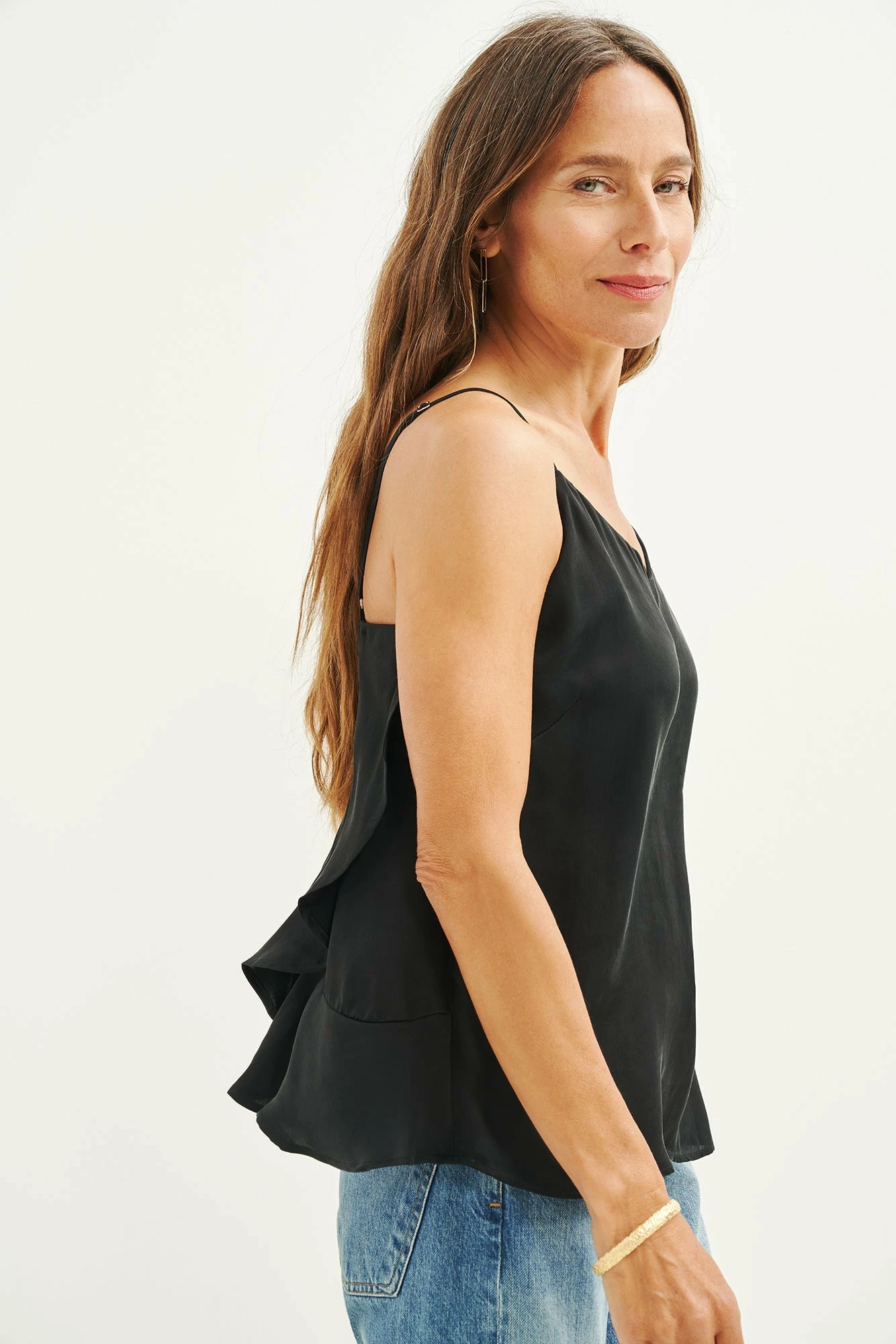 Lisbon Cupro Blouse - Black 5 Lisbon Cupro Blouse - Black - Image 3