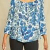 Eusalia Ecovero Blouse - Elsinore Blue 2 Eusalia Ecovero Blouse - Elsinore Blue -AMOUR VERT Sales 0517 Eusalia Elsinore Blue 3403 web 51588c70 45e9 4803 aa16 9be5992d5e4f