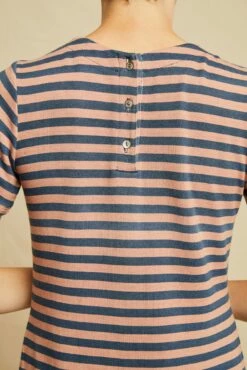 Jade Luxe Terry Dress -AMOUR VERT Sales 0536 Jade Ocean Rose Stripe 1928 web