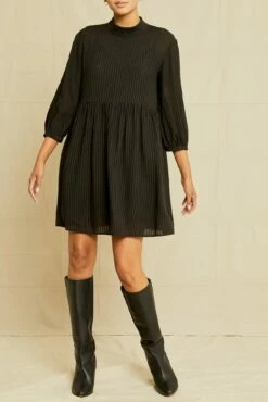 Alina Tencel Dress - Black