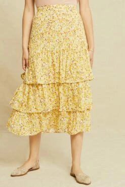 Christy Ecovero Skirt - Dandelion Floral