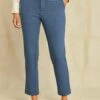 Graziella Ponte Twill Pants - Azure - ReAmour -AMOUR VERT Sales 0548 Graziella Azure 3847 web f0979476 08a5 4c01 ad7d 53cae87d5d68
