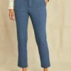 Graziella Ponte Twill Pants - Azure -AMOUR VERT Sales 0548 Graziella Azure 3847 web fb582279 f818 437a a4af 76a5b3c11854