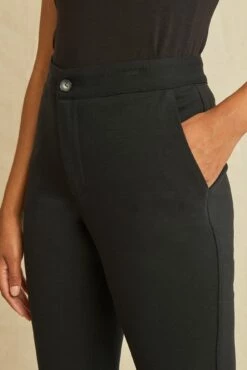 Graziella Ponte Twill Pants - Black -AMOUR VERT Sales 0548 Graziella Ponte Black 2801 web bf683969 b625 4e59 8034 0c234c36f5b1