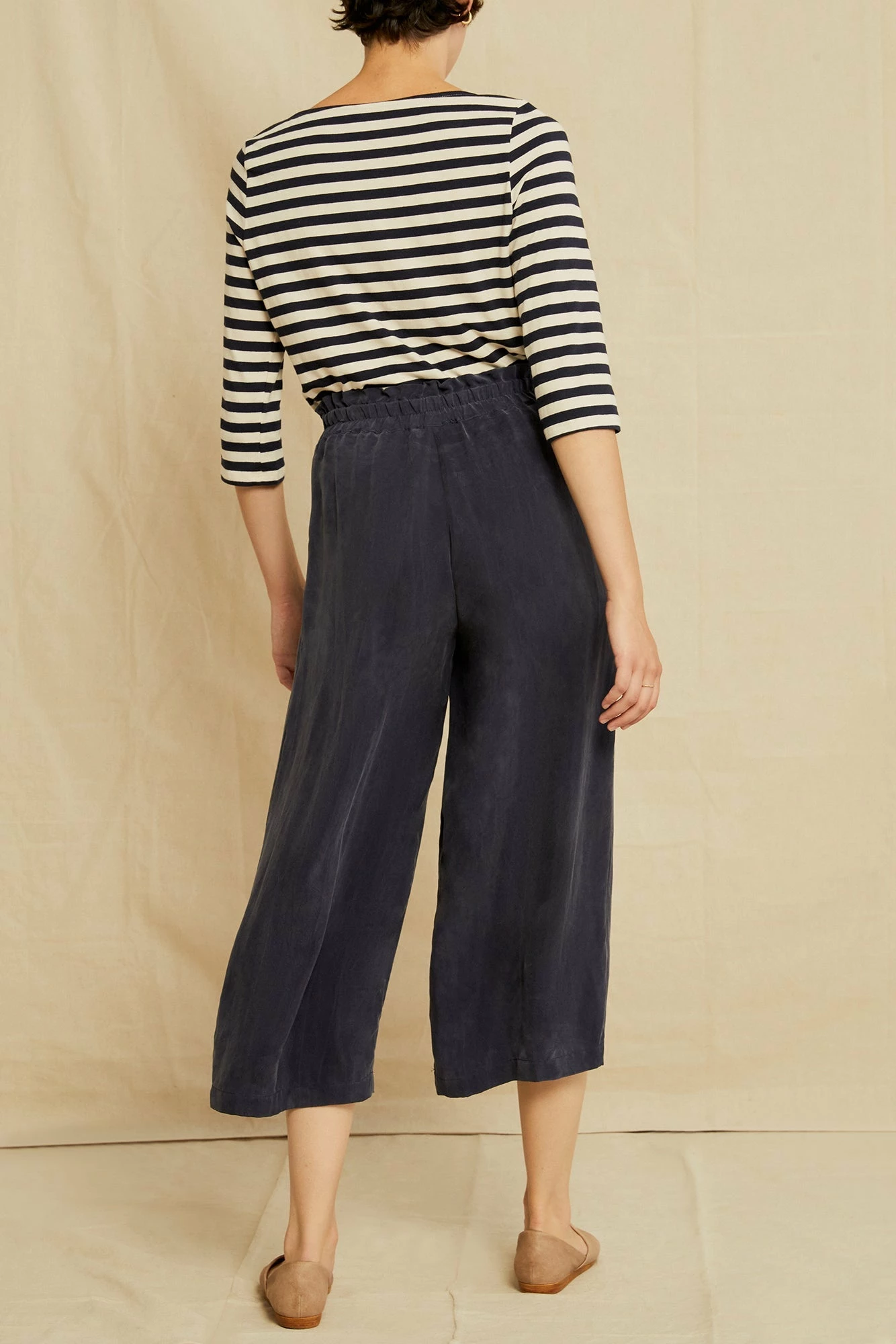 Gael Cottonseed Cupro Pants - Ocean 5 Gael Cottonseed Cupro Pants - Ocean - Image 3