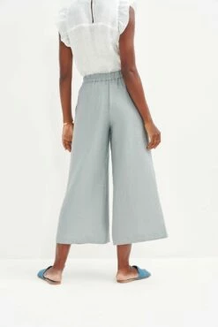 Salice Linen Pants - Eucalyptus -AMOUR VERT Sales 0558 Salice Linen Eucalyptus 1311 web e3b69ad8 759e 45ae ba91 49ebcfb14642