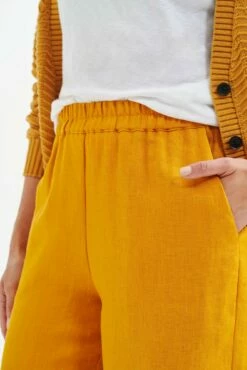 Salice Linen Pants - Sunflower -AMOUR VERT Sales 0558 Salice Linen Sunflower 1916 web 5e59482b f0ec 4f5b b302 50b3a3abeae7