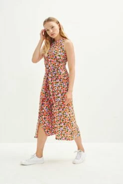 Cortney Washable Silk Dress -AMOUR VERT Sales 0561 Cortney Seaside Floral 2715 web