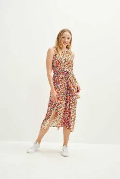 Cortney Washable Silk Dress -AMOUR VERT Sales 0561 Cortney Seaside Floral 2730 web