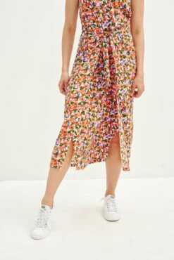 Cortney Washable Silk Dress -AMOUR VERT Sales 0561 Cortney Seaside Floral 2775 web