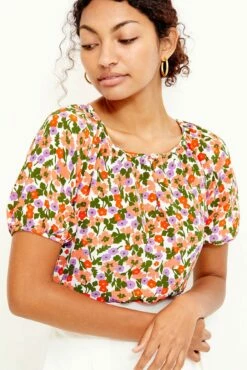 Lotta Washable Silk Blouse - Seaside Floral -AMOUR VERT Sales 0563 Lotta Silk Seaside Floral 1233 web 0c760966 1902 4946 857f 50314c1d2f95