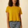Roxie Reverie Slub Tee - Sunflower -AMOUR VERT Sales 0595 Roxie Sunflower 1