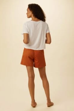 Roxie Reverie Slub Tee - White -AMOUR VERT Sales 0595 Roxie White 3