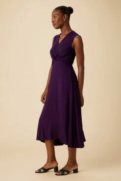 Olive Dream Knit Dress - Grape -AMOUR VERT Sales 0600 Olive Grape 2