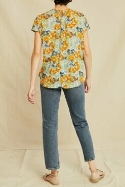 Renata Ecovero Blouse -AMOUR VERT Sales 0607 Renata Ecovera Veranda Floral 2579 web