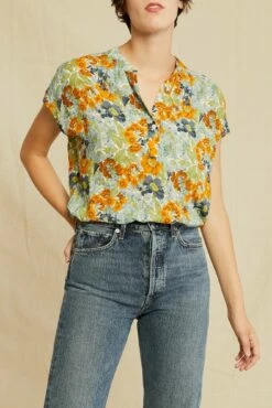 Renata Ecovero Blouse - Veranda Floral