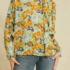 Olivet Ecovero Blouse -AMOUR VERT Sales 0608 Olivet Ecovera Veranda Floral 2860 web