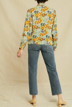 Olivet Ecovero Blouse -AMOUR VERT Sales 0608 Olivet Ecovera Veranda Floral 2911 web