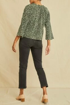 Isla Washable Silk Blouse - Rocher Dot -AMOUR VERT Sales 0609 Isla Rocher Dot 4552 web ca717d98 2783 4b0b 92db 741b557bc984