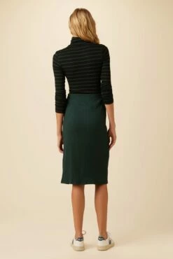 Gadot Paris Rib Skirt - Darkest Spruce 10 Gadot Paris Rib Skirt - Darkest Spruce -AMOUR VERT Sales 0612 Gadot Darkest Spruce 3