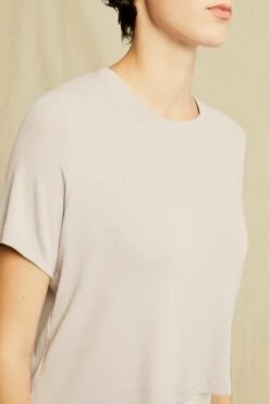 Tara Dream Rib Cropped Tee - Dawn -AMOUR VERT Sales 0622 Tara Dawn 0527 Web 5a31353c d127 46b8 8340 24242fc4c4a1