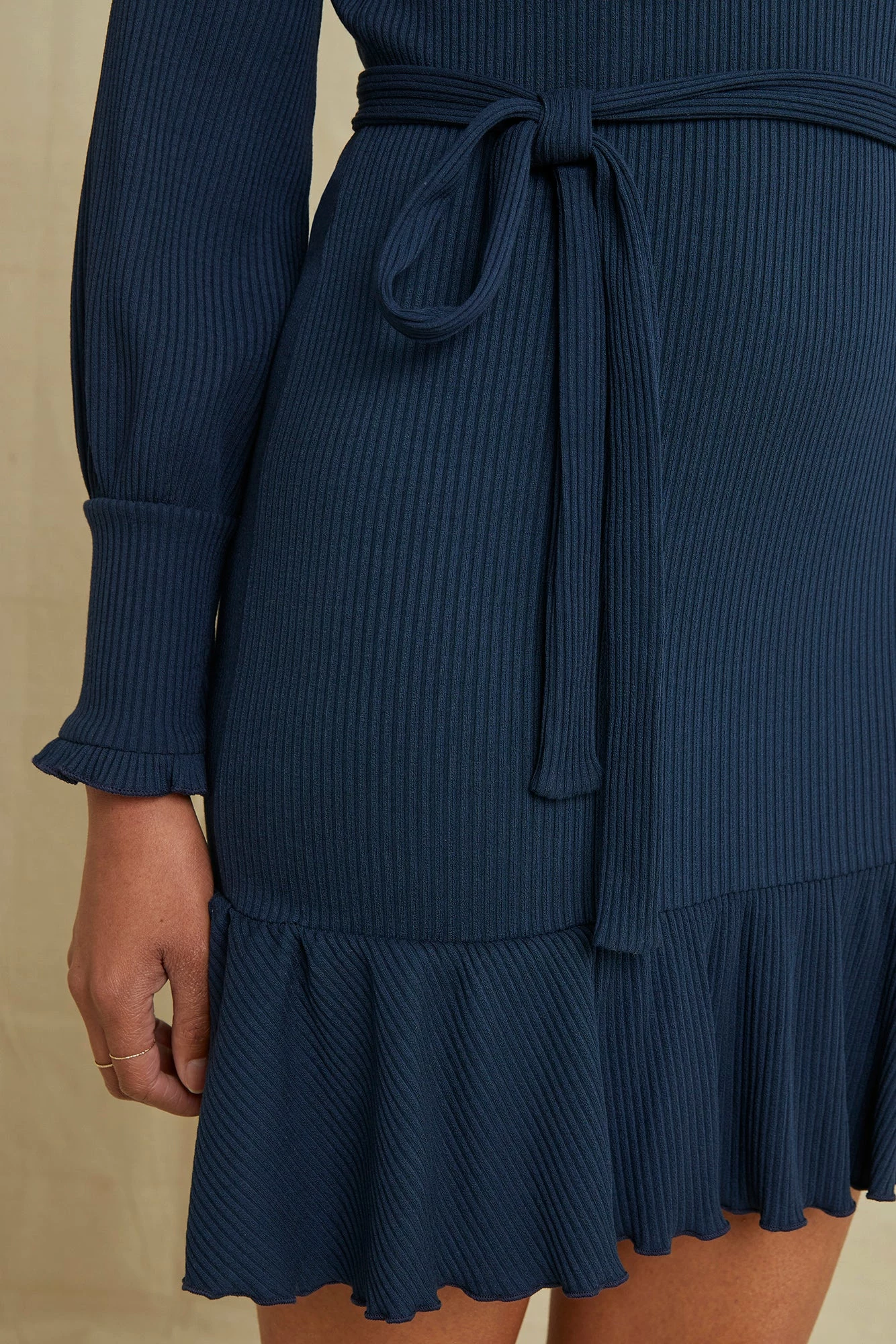 Ziggy Paris Rib Dress - Ocean 6 Ziggy Paris Rib Dress - Ocean - Image 4