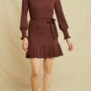 Ziggy Paris Rib Dress - Mocha