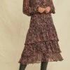 Umbria Nouveau Silk Dress -AMOUR VERT Sales 0643 Umbria Joshua Tree Floral 2034 web