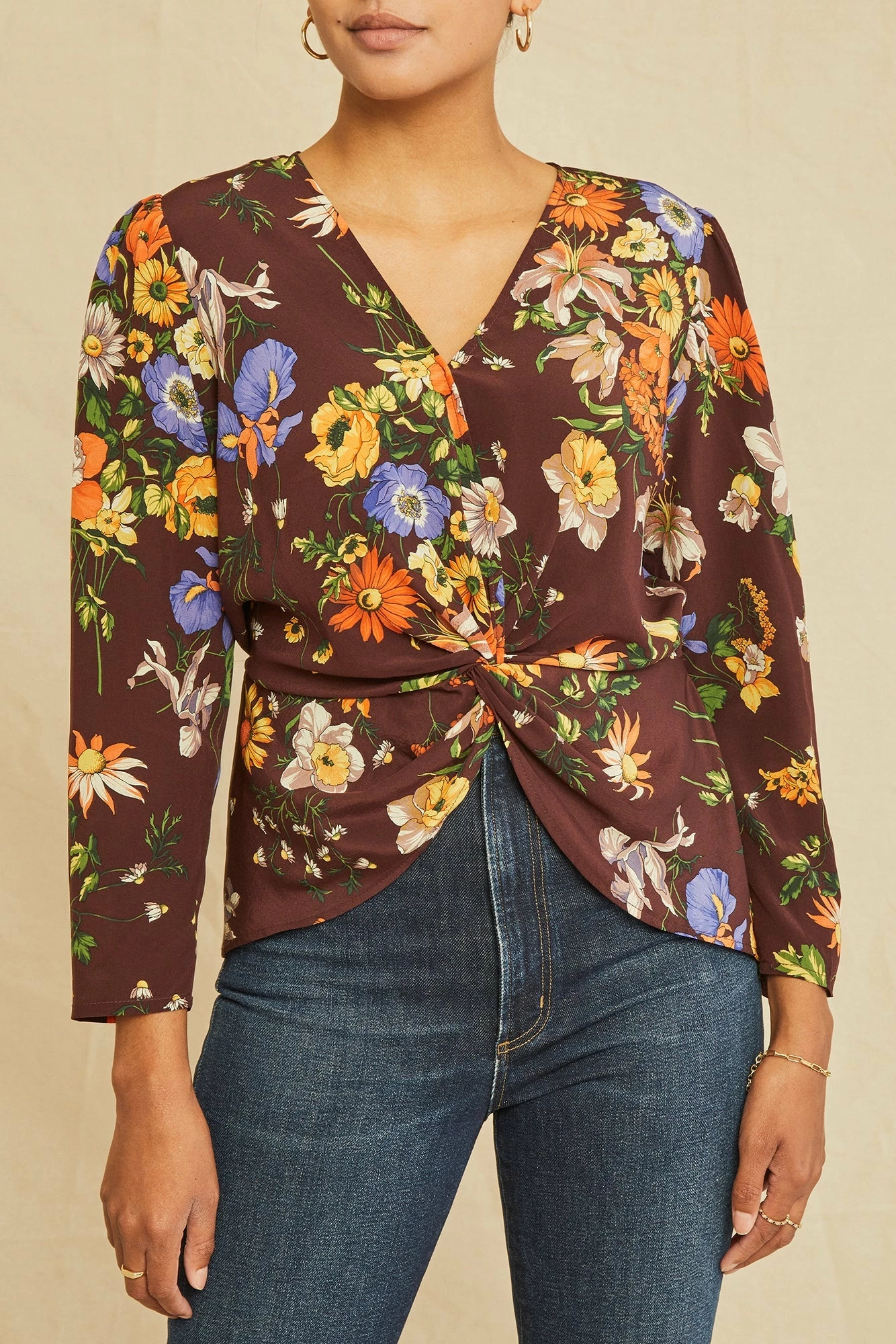 Aviva Washable Silk Blouse - Palermo Print 3 Aviva Washable Silk Blouse - Palermo Print