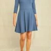 Lennox Ponte Twill Dress - Azure -AMOUR VERT Sales 0685 Lennox Azure 1591 web 6d4b1195 9d3e 4401 92f6 669a8a93ec9a