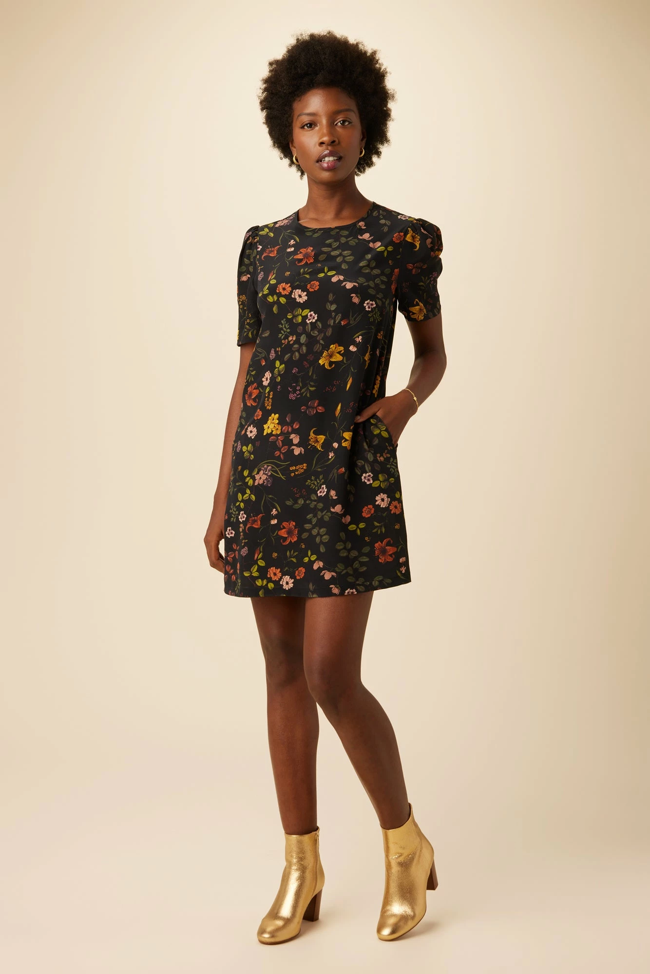 Darla Washable Silk Dress - Saint Germain Floral 3 Darla Washable Silk Dress - Saint Germain Floral