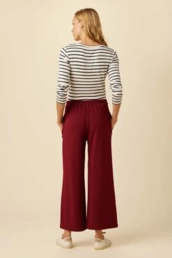 Eugenia Luxe Fleece Pant - Mulberry -AMOUR VERT Sales 0716 Eugenia Luxe Mulberry 3