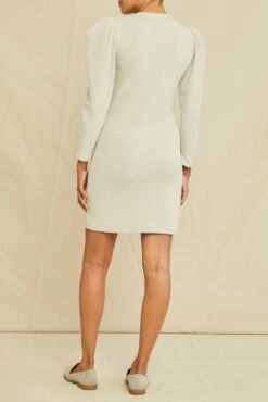 Rosemary Nouveau Fleece Dress - Fog -AMOUR VERT Sales 0720 Rosemary Fog 0640 web e7deab75 58df 4c3c ae2e 6c9ef72563c3