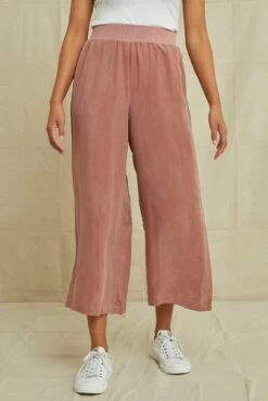 Salice Mixed Cupro Pants - Quartz
