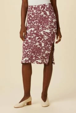 Vindy Provence Rib Skirt - Verona Truffle