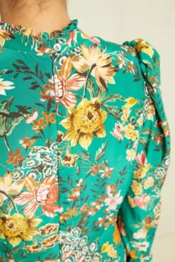 Adeline Washable Silk Dress - Rosalind Floral -AMOUR VERT Sales 0744 Adeline Rosalind Floral 13656 web