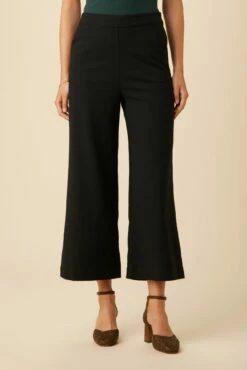 Charlie Wide Leg Pant - Black