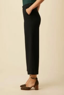 Charlie Wide Leg Pant - Black -AMOUR VERT Sales 0761 Charlie Black 2