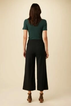 Charlie Wide Leg Pant - Black -AMOUR VERT Sales 0761 Charlie Black 3