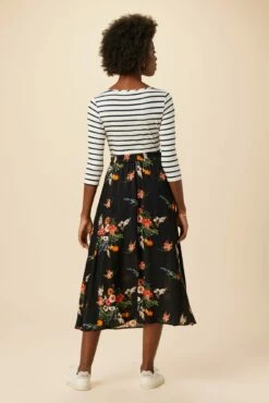 Blaze Ecovero Skirt - Treviso Orange -AMOUR VERT Sales 07 10126 Blaze Viscose Lined Treviso Orange 8