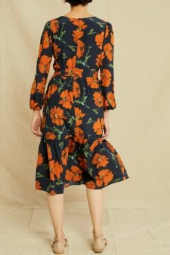 Adrienne Washable Silk Dress - Paysage Floral -AMOUR VERT Sales 0801 Adrienne Paysage Floral Print 5374 web e990187f 05cd 4a97 9c01 73f5f4a1883d