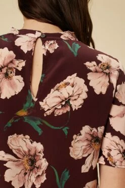 Seville Washable Silk Blouse - Paysage Sepia -AMOUR VERT Sales 0806 Seville Paysage Sepia 5