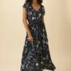 Sarla Ecovero Dress - Gemini Navy -AMOUR VERT Sales 08 10219 Sarla Gemini Navy 1