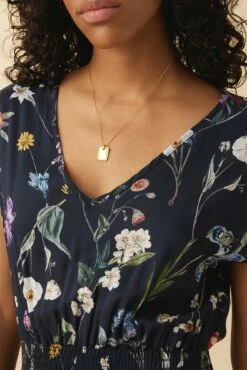 Sarla Ecovero Dress - Gemini Navy -AMOUR VERT Sales 08 10219 Sarla Gemini Navy 4