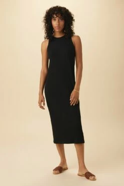 Brantley Paris Rib Dress - Black
