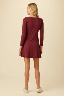 Braylee Reverie Knit Dress - Pomegranate -AMOUR VERT Sales 10033 Braylee Pomegranate 3