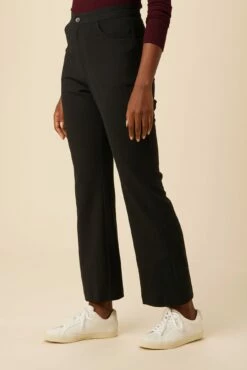Beatrice High Rise Flare Pant - Black -AMOUR VERT Sales 10034 HR Beatrice Black 2