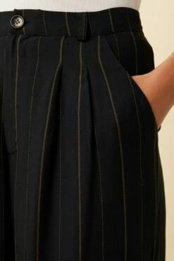 Holland Viscose Pant - Navy Stripe -AMOUR VERT Sales 10035R1 Holland Navy Stripe 5