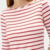 Francoise 3/4 Sleeve Dream Knit Tee - Red Poppy Stripe 1 Francoise 3/4 Sleeve Dream Knit Tee - Red Poppy Stripe -AMOUR VERT Sales 1005R1 34 Francoise Red Poppy Stripe 4